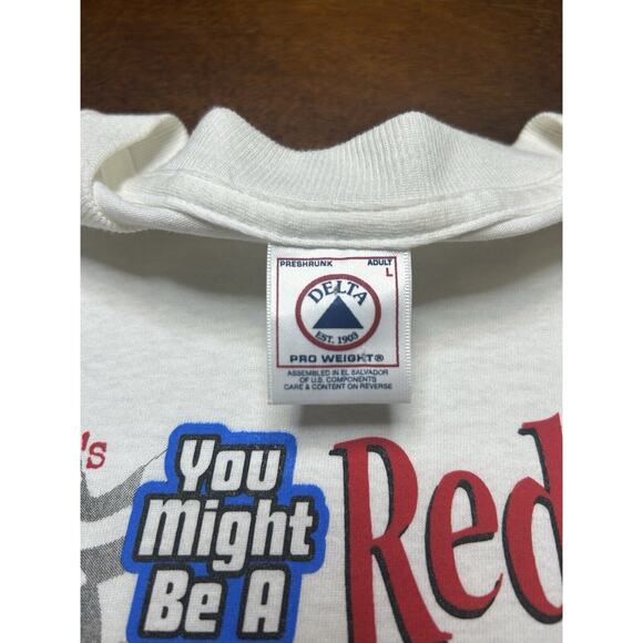 VTG Y2K Jeff Foxworthy’s Comedy Redneck Racing Fan Shirt Sleeve T Shirt Size L - Picture 3 of 12